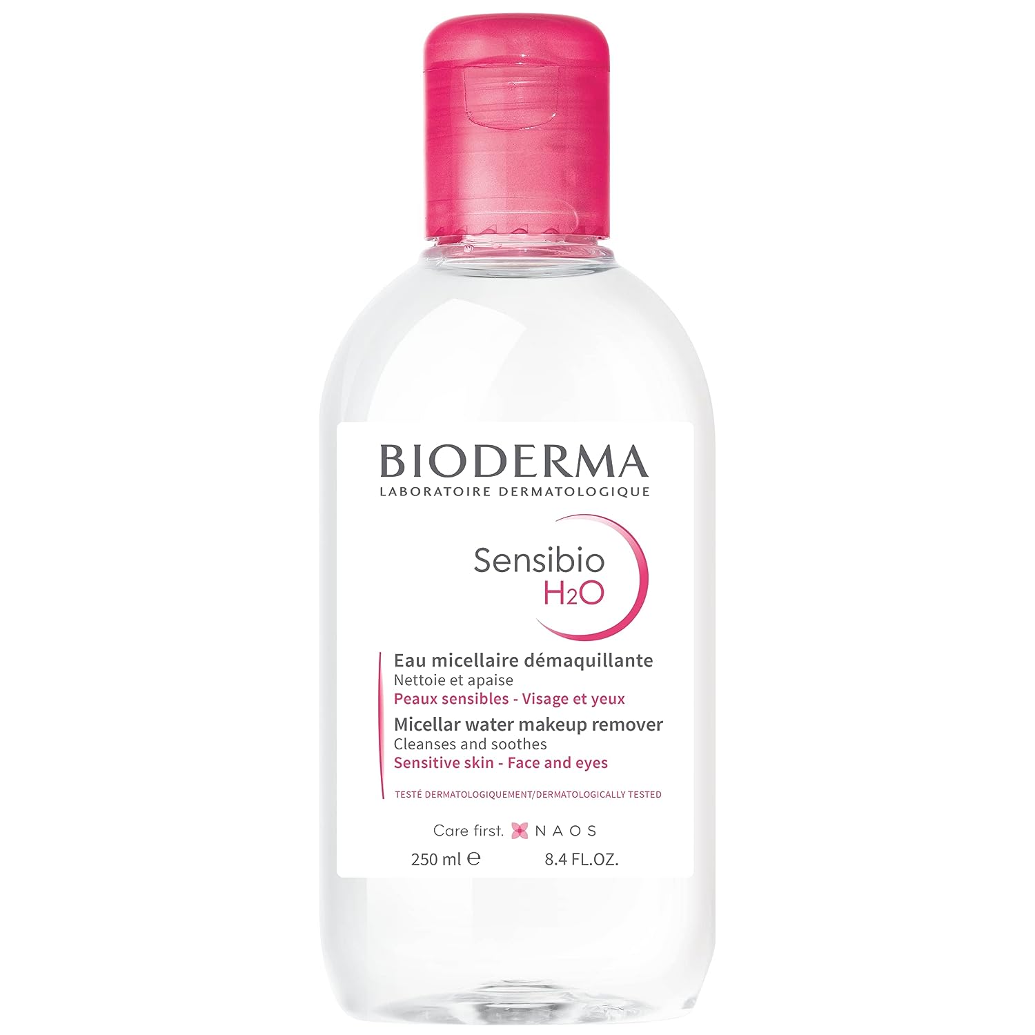 Bioderma - Sensibio - H2O Micellar Water - Makeup Remover Cleanser - Face Cleanser for Sensitive Skin - 24hrsmart